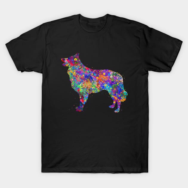 Schipperke Dog T-Shirt by Yahya Art